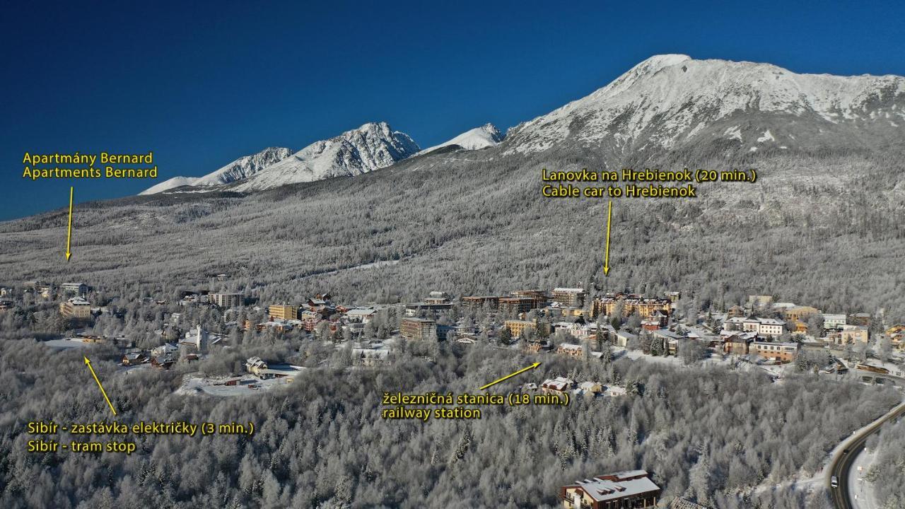 Cozy Studio With Netflix - Apartmanovy Dom Bernard Vysoké Tatry Eksteriør billede